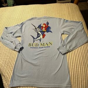 Budman Charleston,SC L/S T-shirt SMALL EUC!